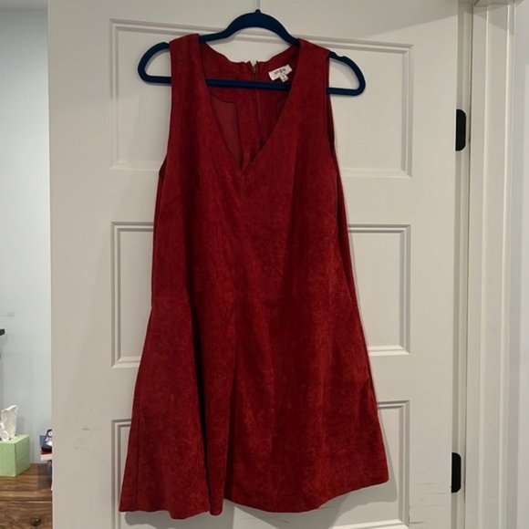Umgee Deep Red dress with pockets - Picture 1 of 3